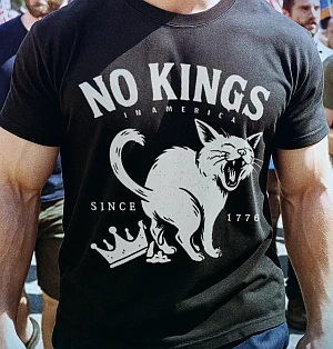 Funny Cat No Kings Merch...
No Kings Shirt Cat Since 1776 in America Patriotic 2026 T-Shirt