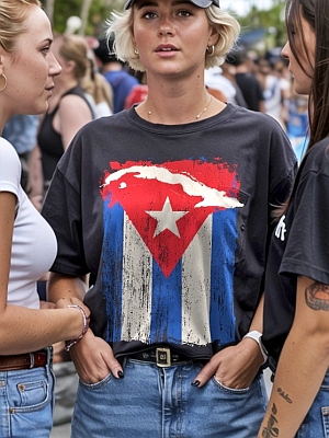 cuba flag t shirt