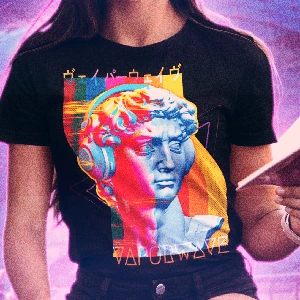 Music Vaporwave Aesthetic retro T Shirts by Dopesnag