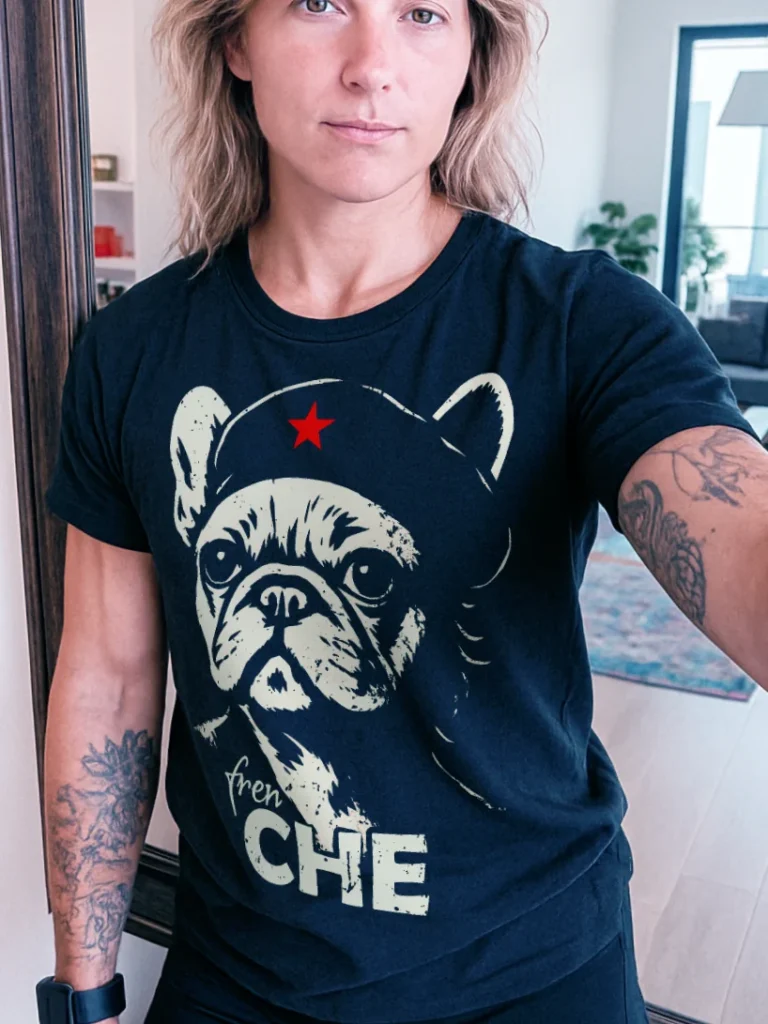 fren che french bulldog funny tshirt